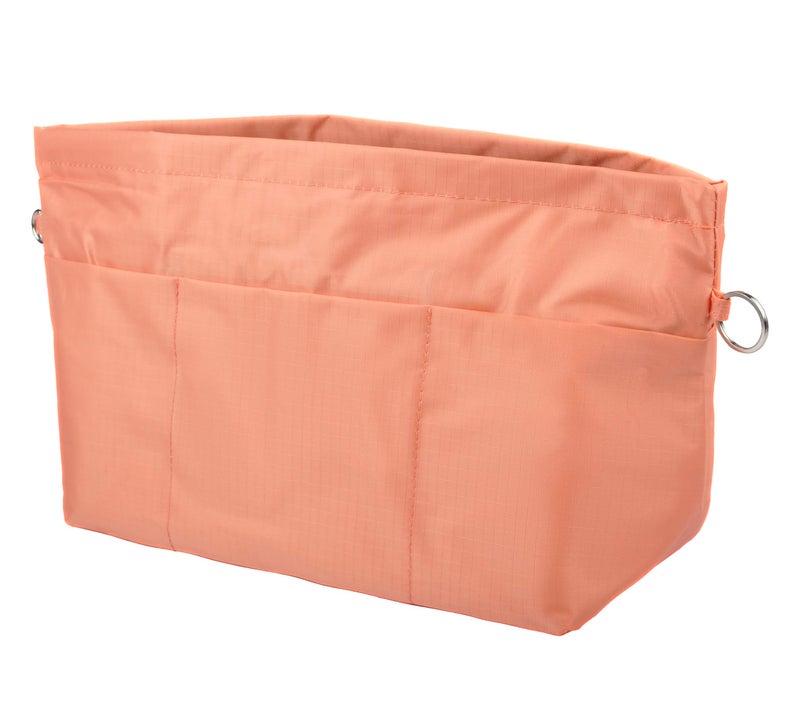 Vercord Purse Organizer Insert Bag Tote Handbags Pocketbook Inserts Organizers Zipper 11 Pockets Light Orange Large - Image 1